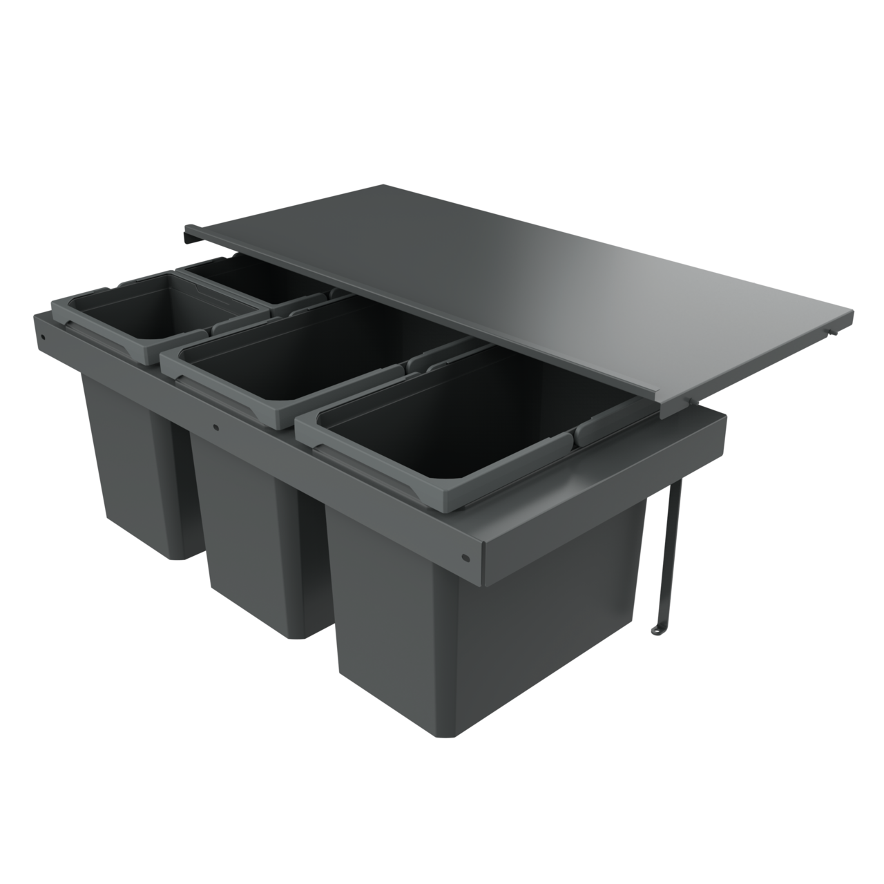 Cox Stand-UP® 350 S/900-4, without bio lid, anthracite, H 350 mm