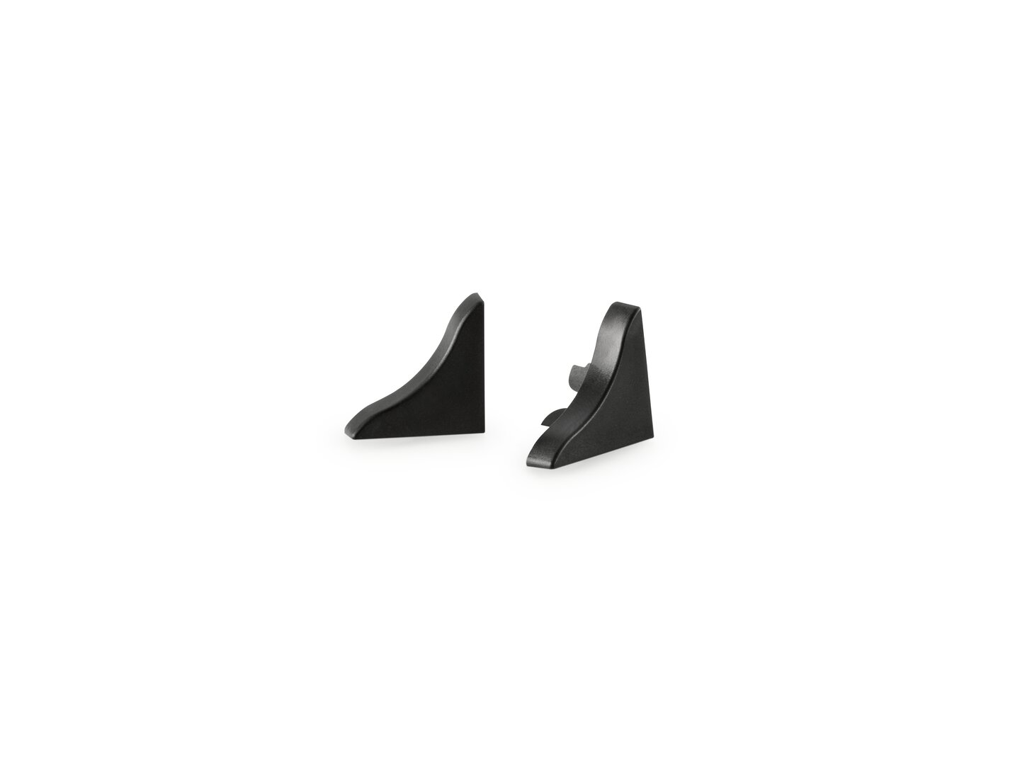 Slim Line Plus eindkap universele, zwart