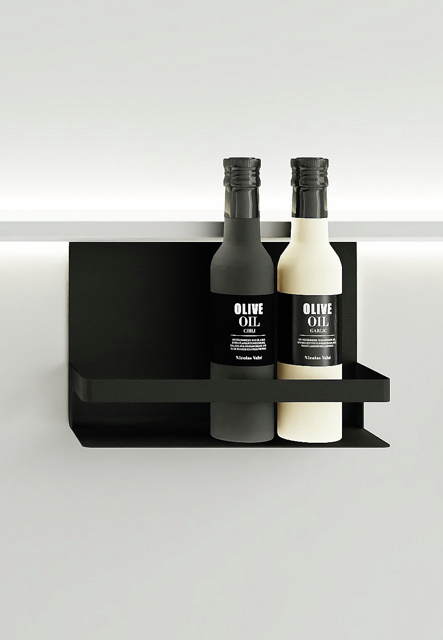 transFORM support pour bouteilles, noir mat