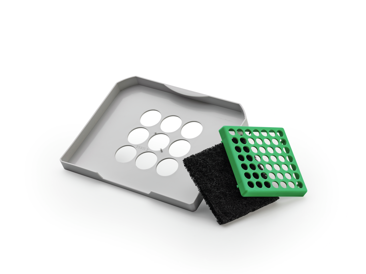 Biologisch deksel, lichtgrijs, voor 4/ 6/ 7/ 10/ 12,5 liter