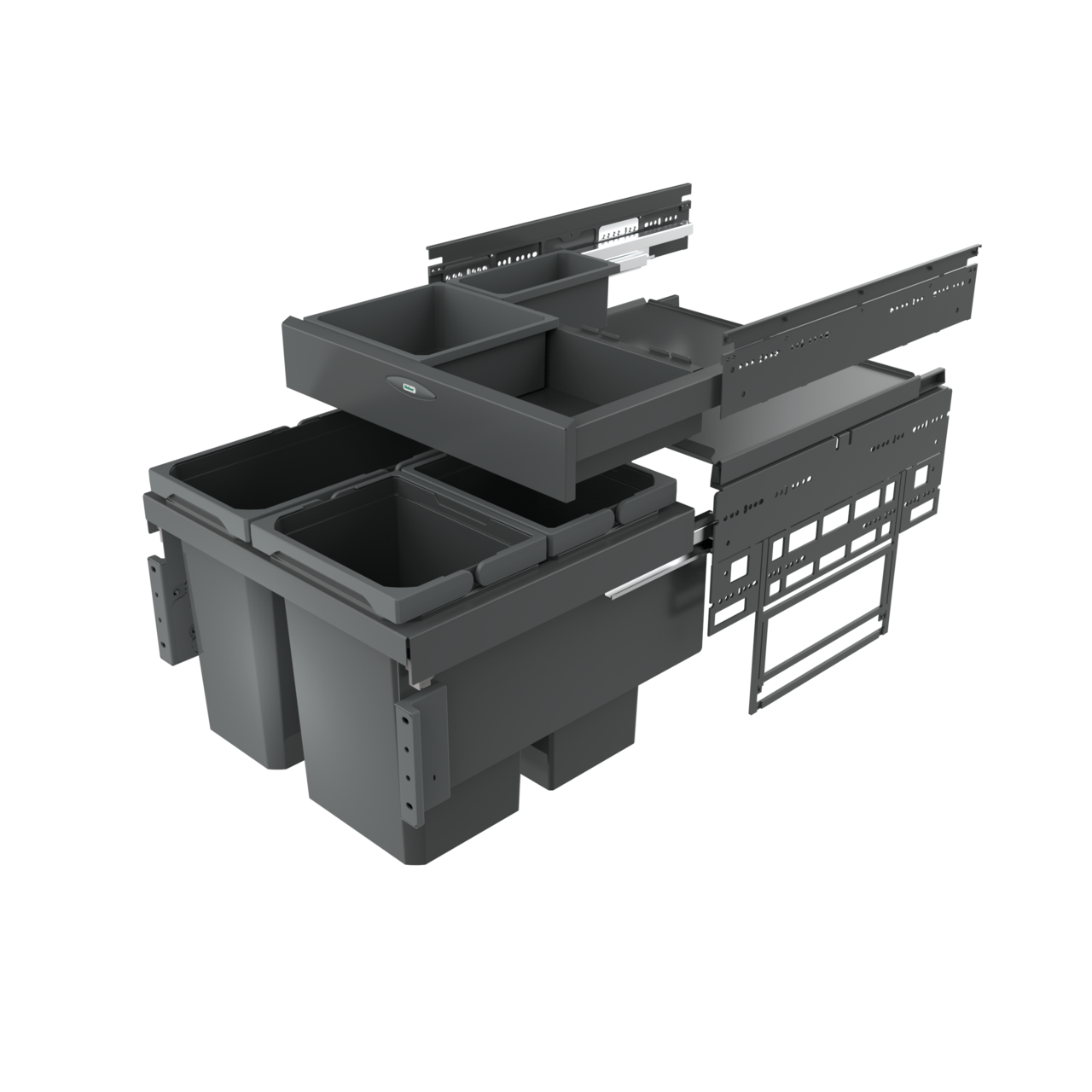 Cox® Base 360 S/500-3 with Base-Board, without bio lid, anthracite, H 460 mm