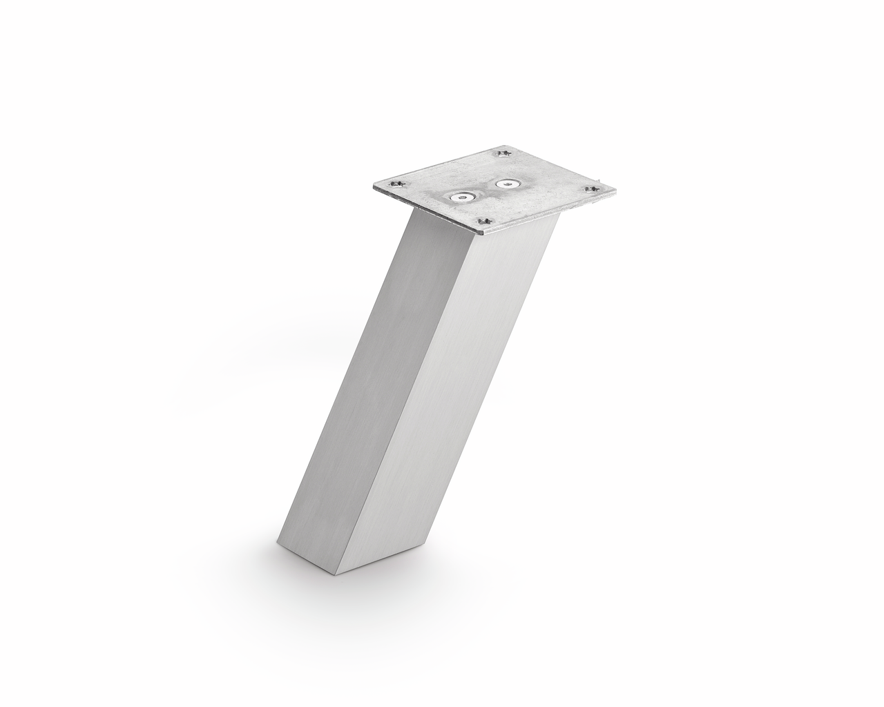 Kreta 1 oblique, couleur acier inox, H 170 mm Kreta 1 oblique, couleur acier inox, H 170 mm