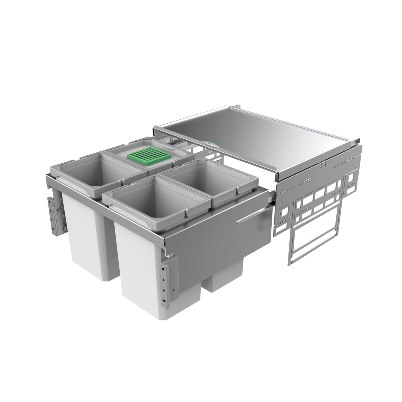 Cox® Base 360 S/600-4, with bio lid, light grey, H 360 mm