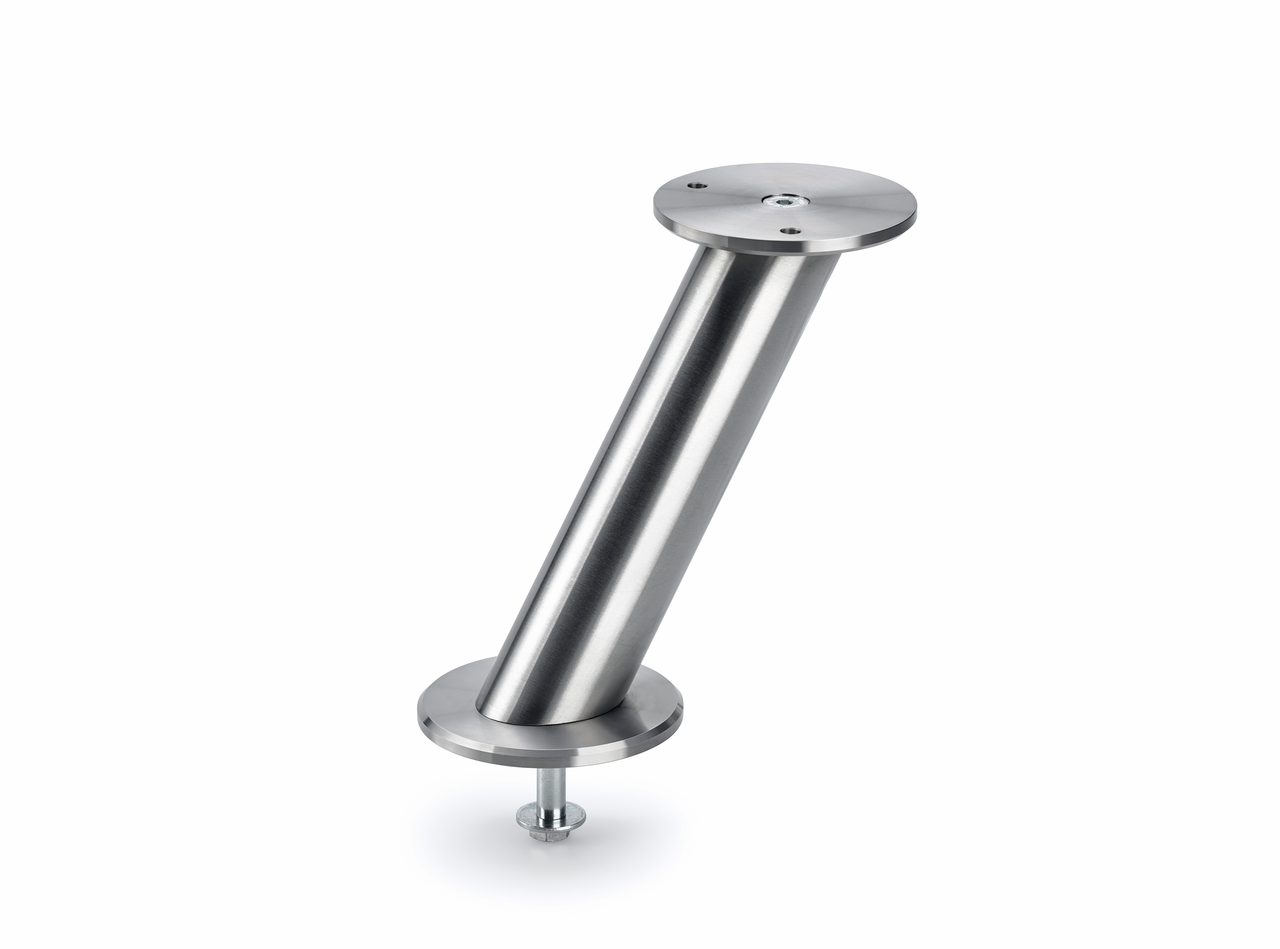 Capitello 2, chrome poli, H 170 mm, tube-Ø 45 mm