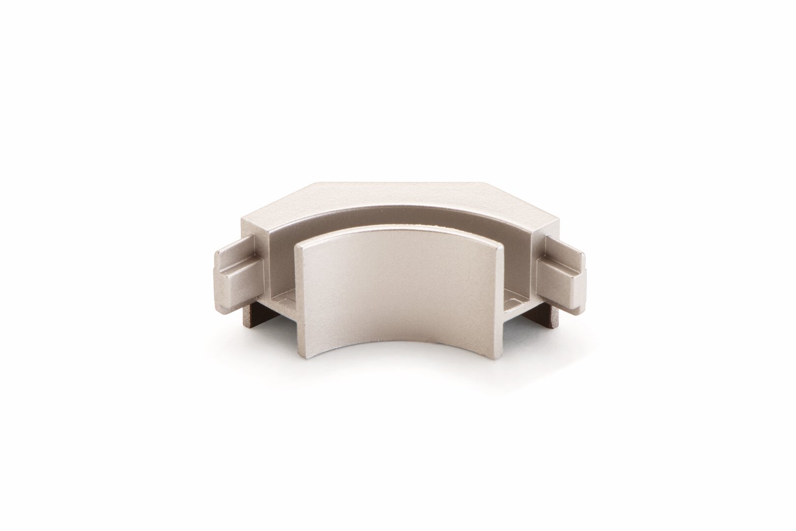 Andy internal corners, stainless steel coloured