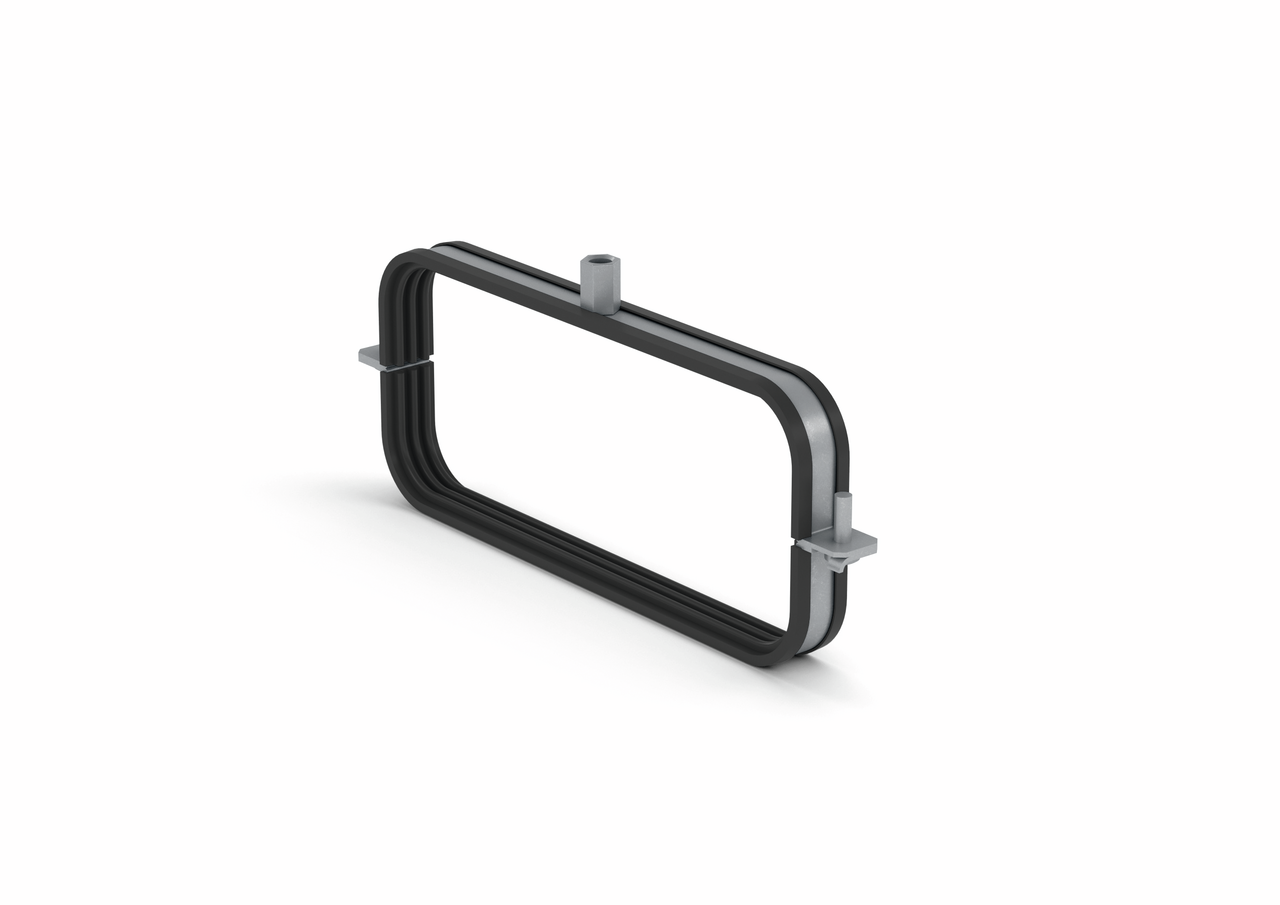 STEEL flow SF 150 fixation pour conduit plat, acier galvanisé