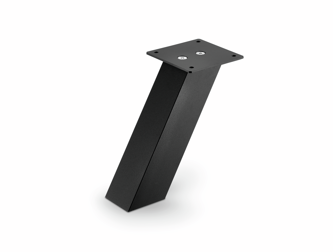 Kreta 1 slanted, black matt, H 170 mm