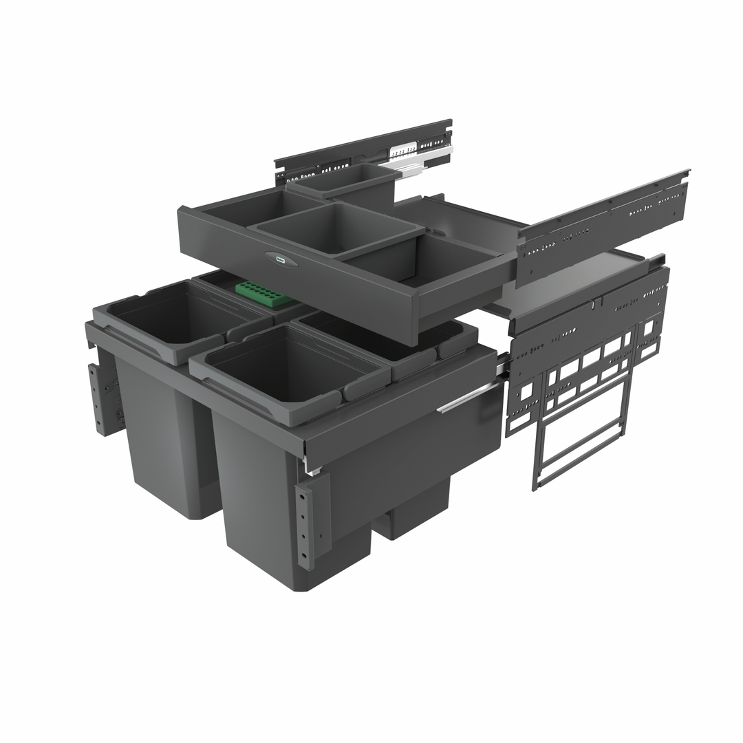 Cox® Base 360 S/600-4 avec Base-Board, avec couvercle bio, anthracite, H 460 mm