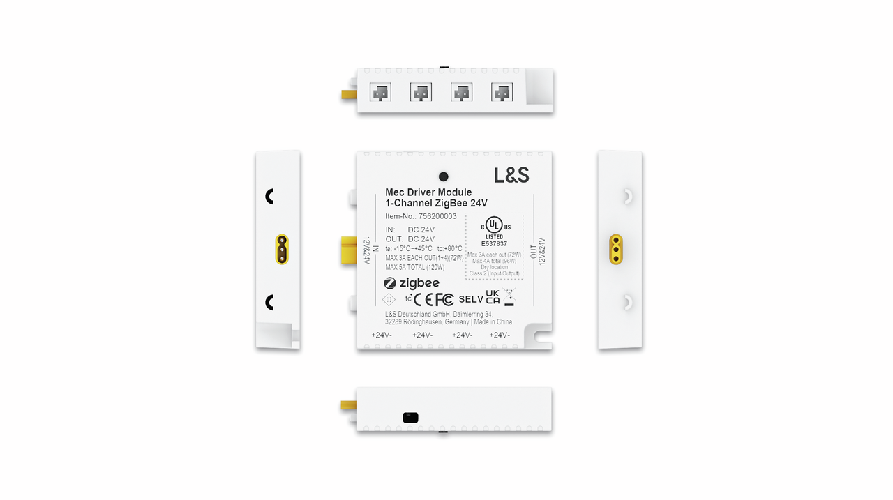 MEC Driver LED 1-kanaals module draadloos/ZigBee, 24 V