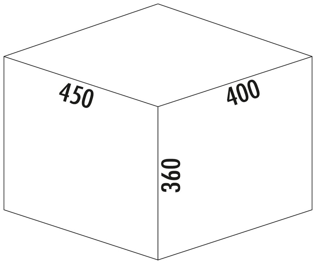 Cox® Base 360 S/450-2, anthrazit, H 360 mm
