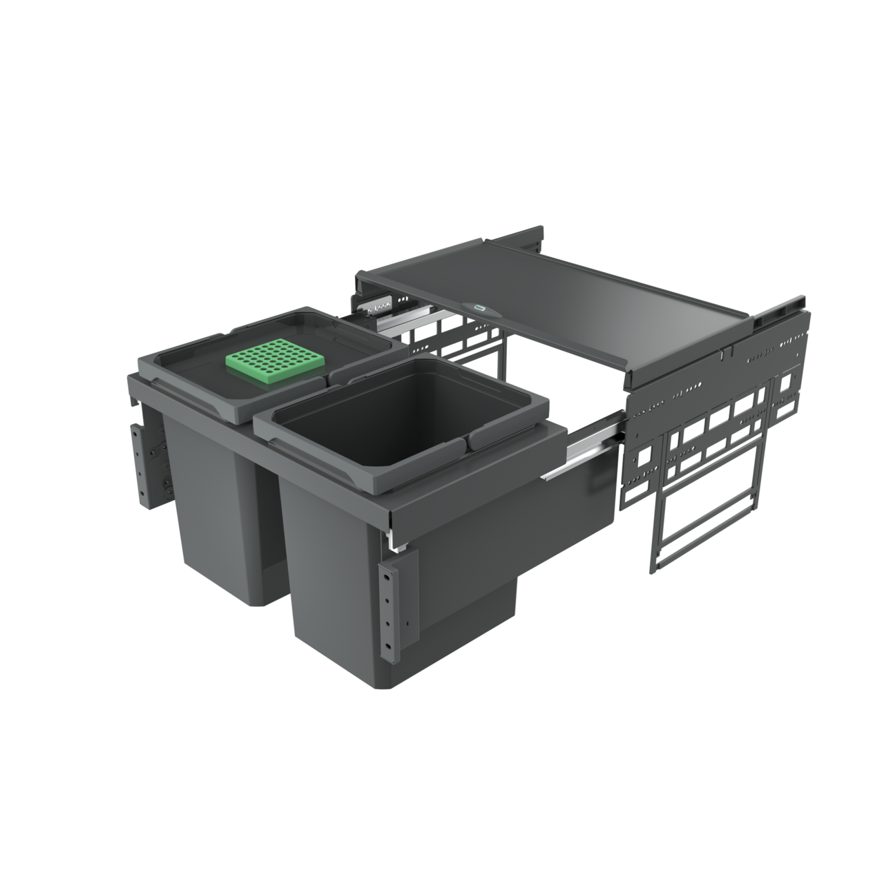 Cox® Base 360 K/600-2, mit Biodeckel, anthrazit, H 360 mm