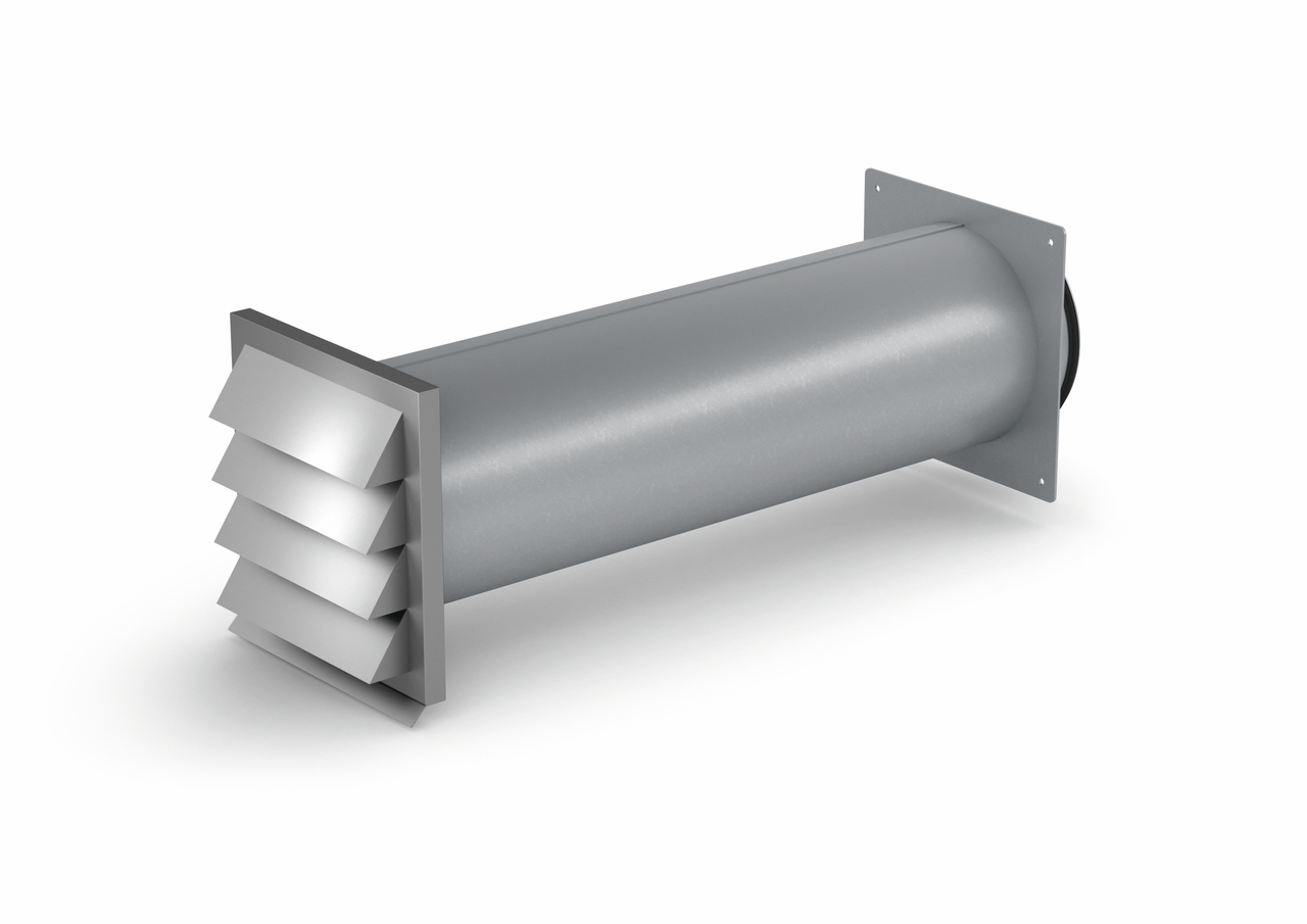 STEEL flow SF-Klima-E 150 wall conduct, galvanized steel, stainless steel
