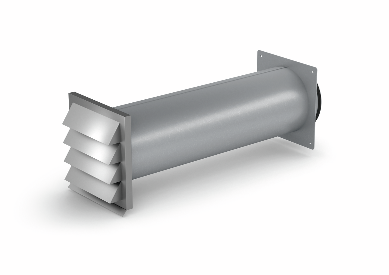 STEEL flow SF-Klima-E 150 muurdoorvoerunit, verzinkt staal, roestvrij staal