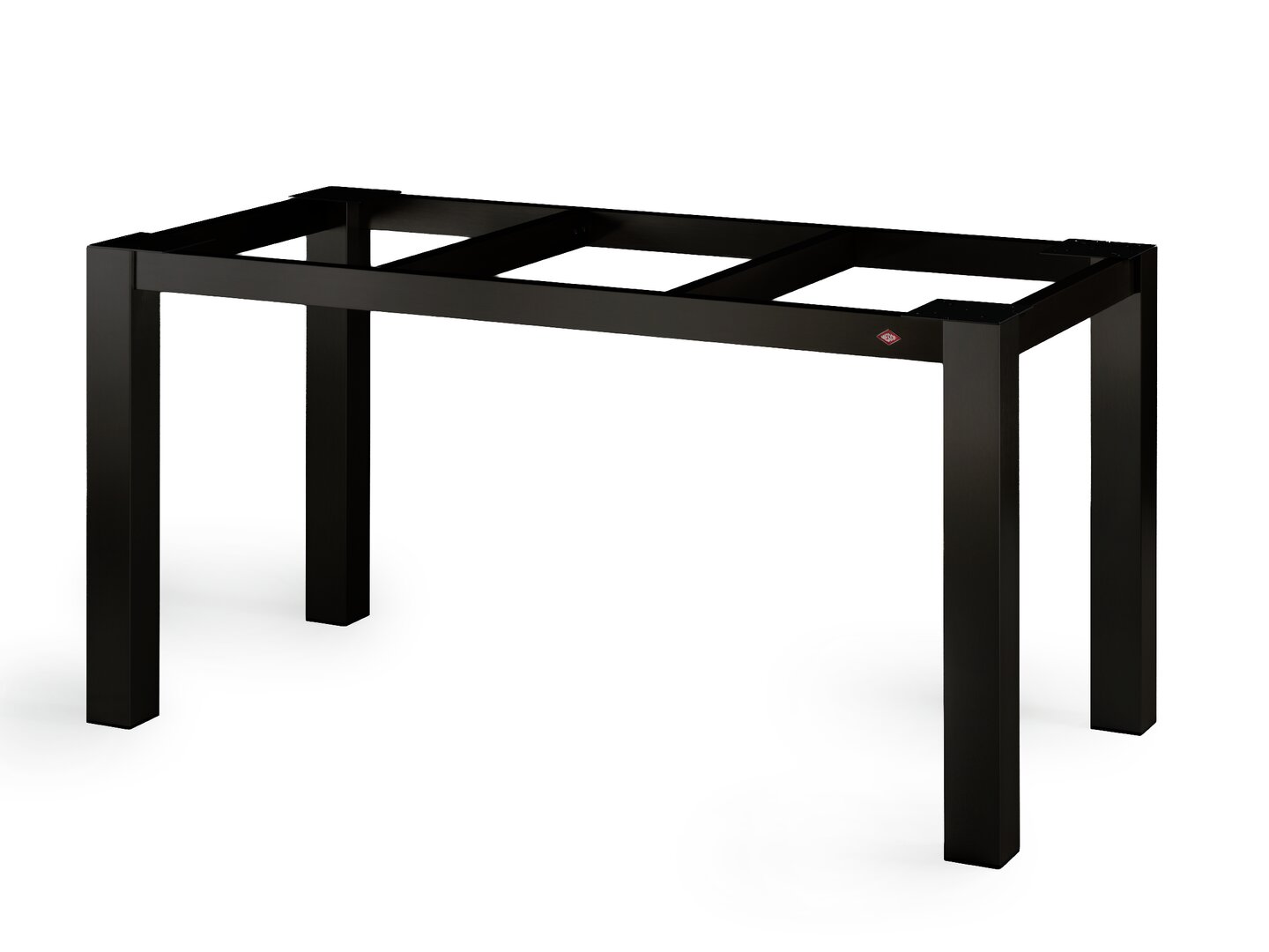 WESCO® Tischgestell TG80 für Granitplatte, schwarz matt, B 1960 mm, T 810 mm