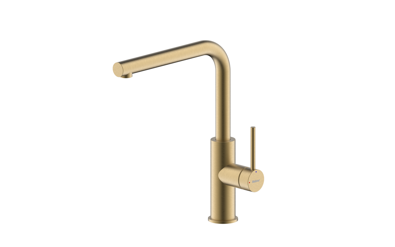 SERVIZIO Namor® 3, brushed-gold, with laminar aerator, high pressure