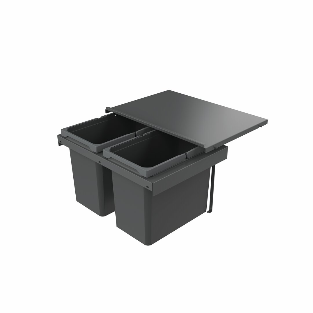  Cox Stand-UP® 350 S/600-2, ohne Biodeckel, anthrazit, H 350 mm