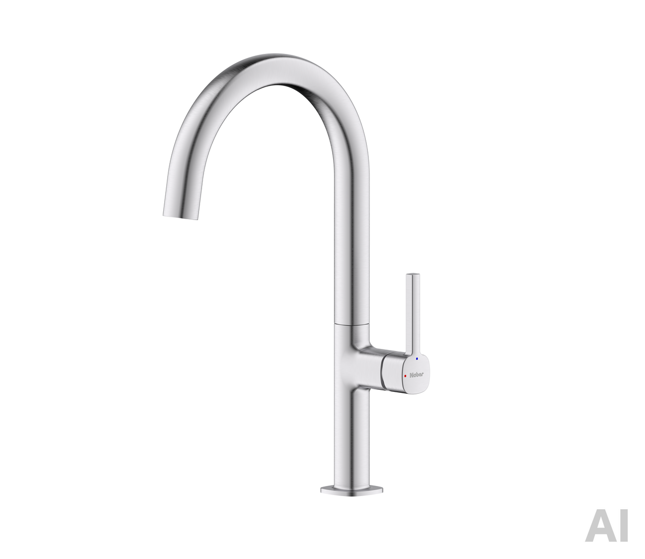 Reban 5, stainless steel coloured, high pressure