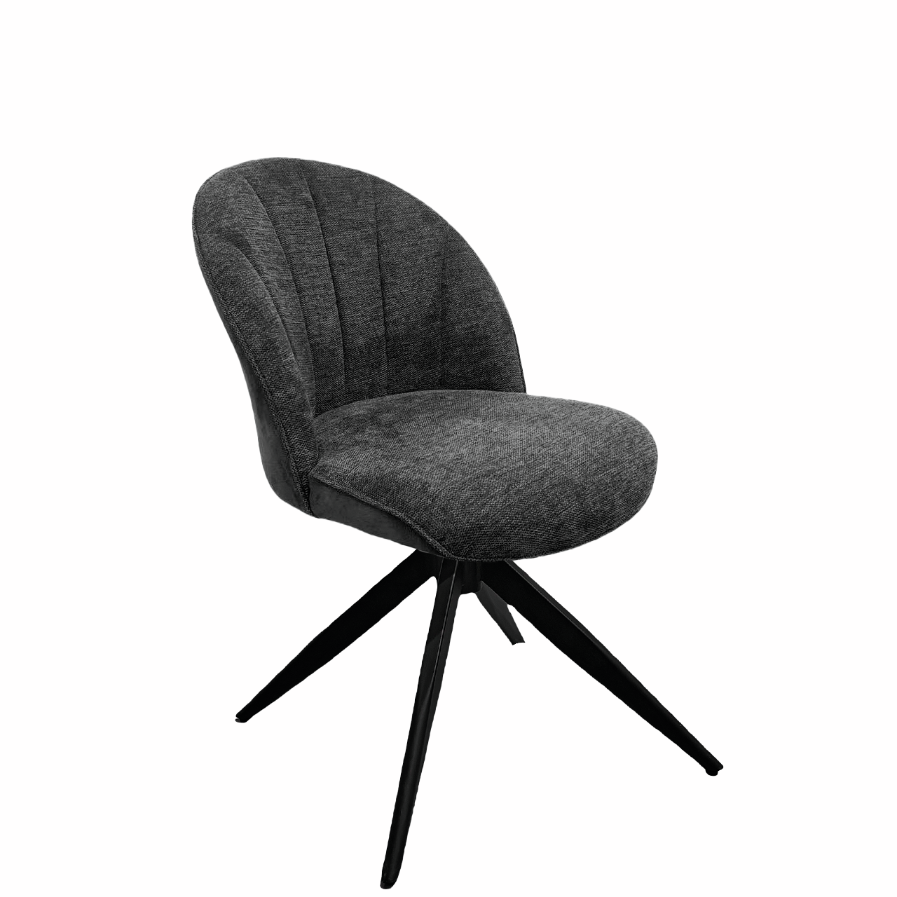 Brezo 1S, châssis noir mat, rotarif, angulaire, housse gris foncé