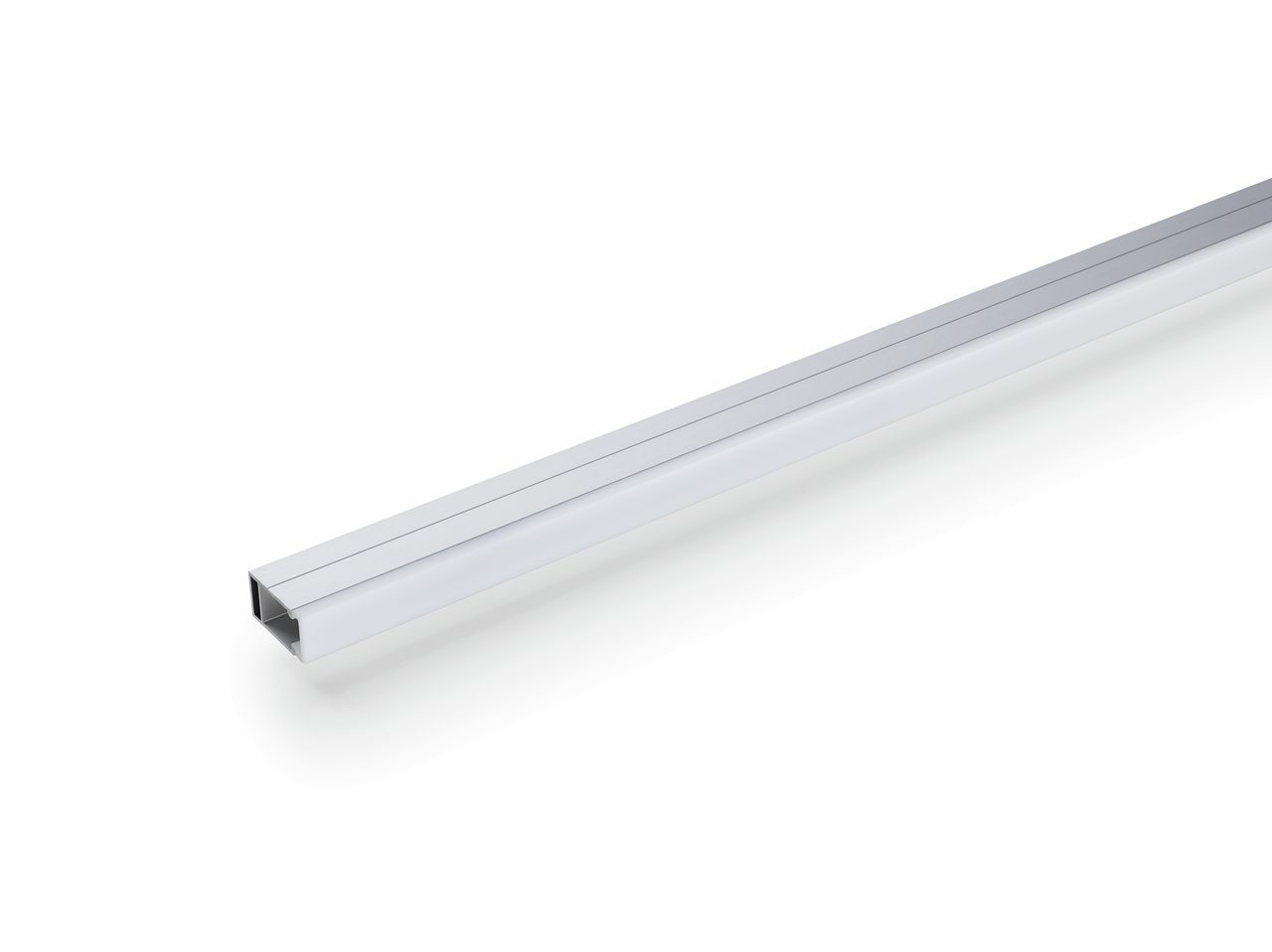 Light profile LED, individual lamp, aluminium coloured