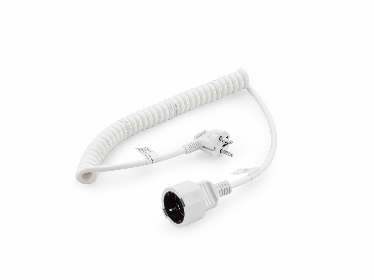  Spiral connection line, white