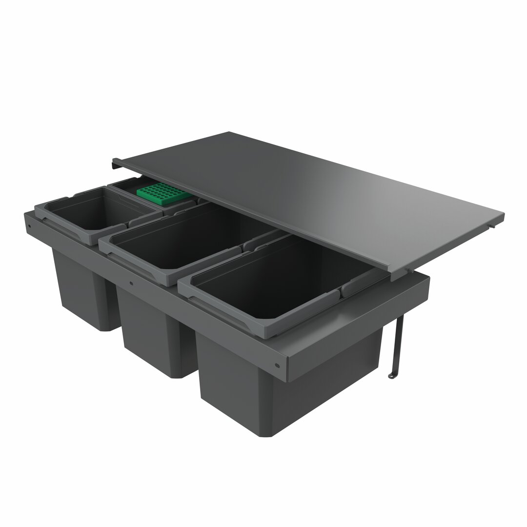 Cox Stand-UP® 280 S/900-4, with bio lid, anthracite, H 280 mm
