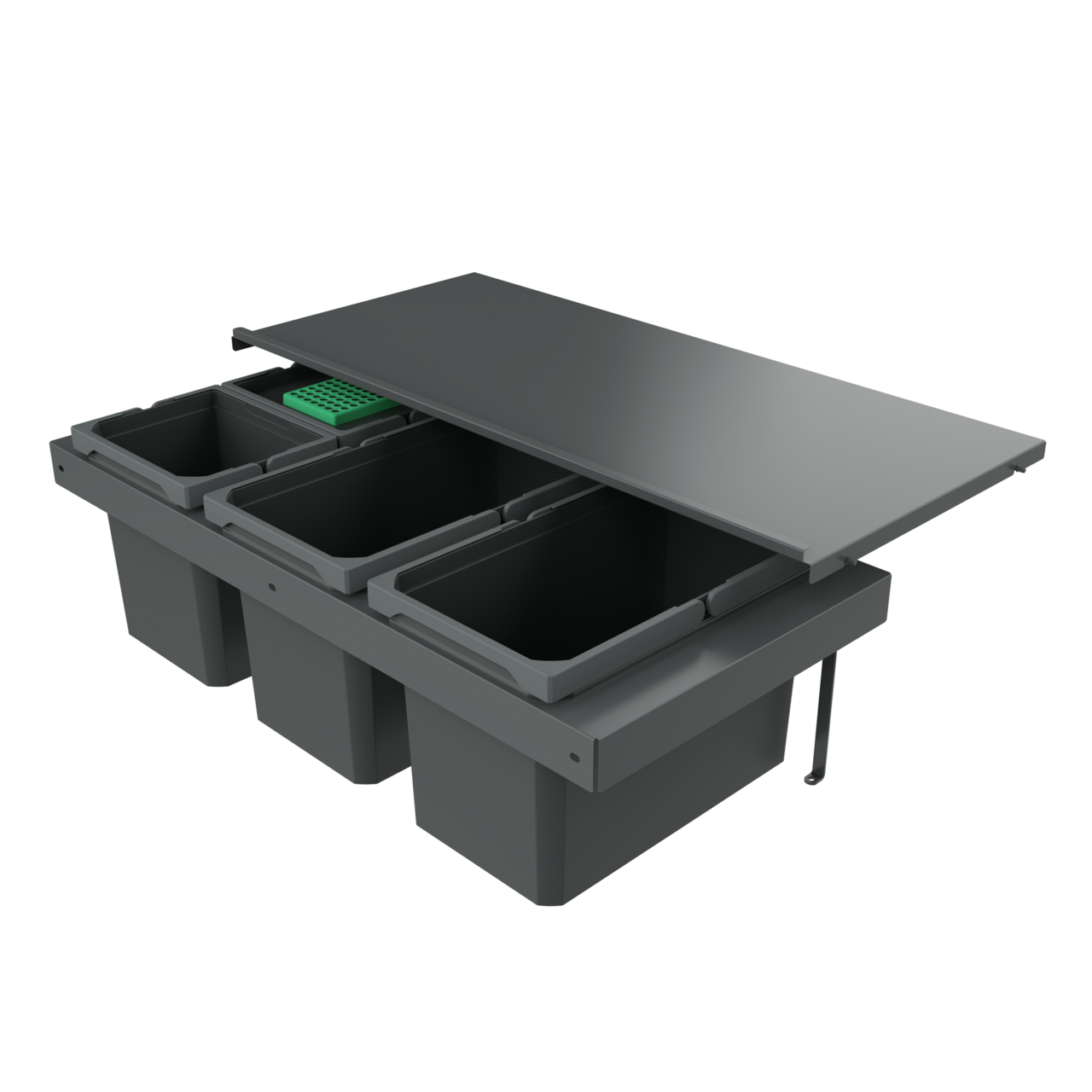 Cox Stand-UP® 280 S/900-4, with bio lid, anthracite, H 280 mm