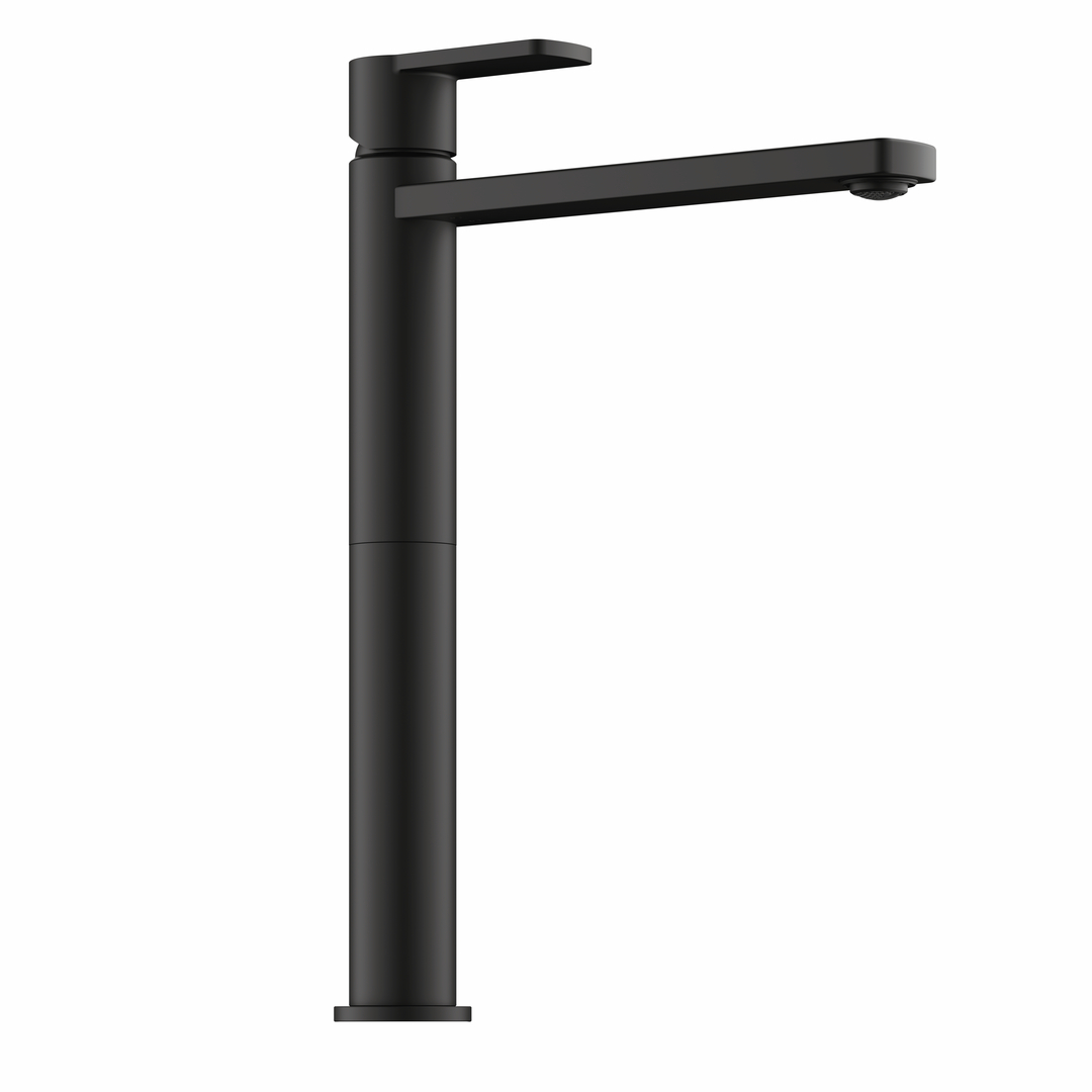 LINEA Glam 2 Bad, zwart mat, hoogdruk