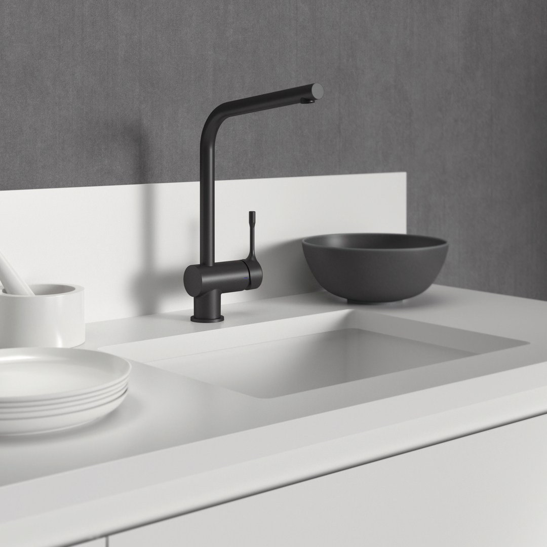 Ideal Standard Ceralook 1, zwart mat, hoogdruk