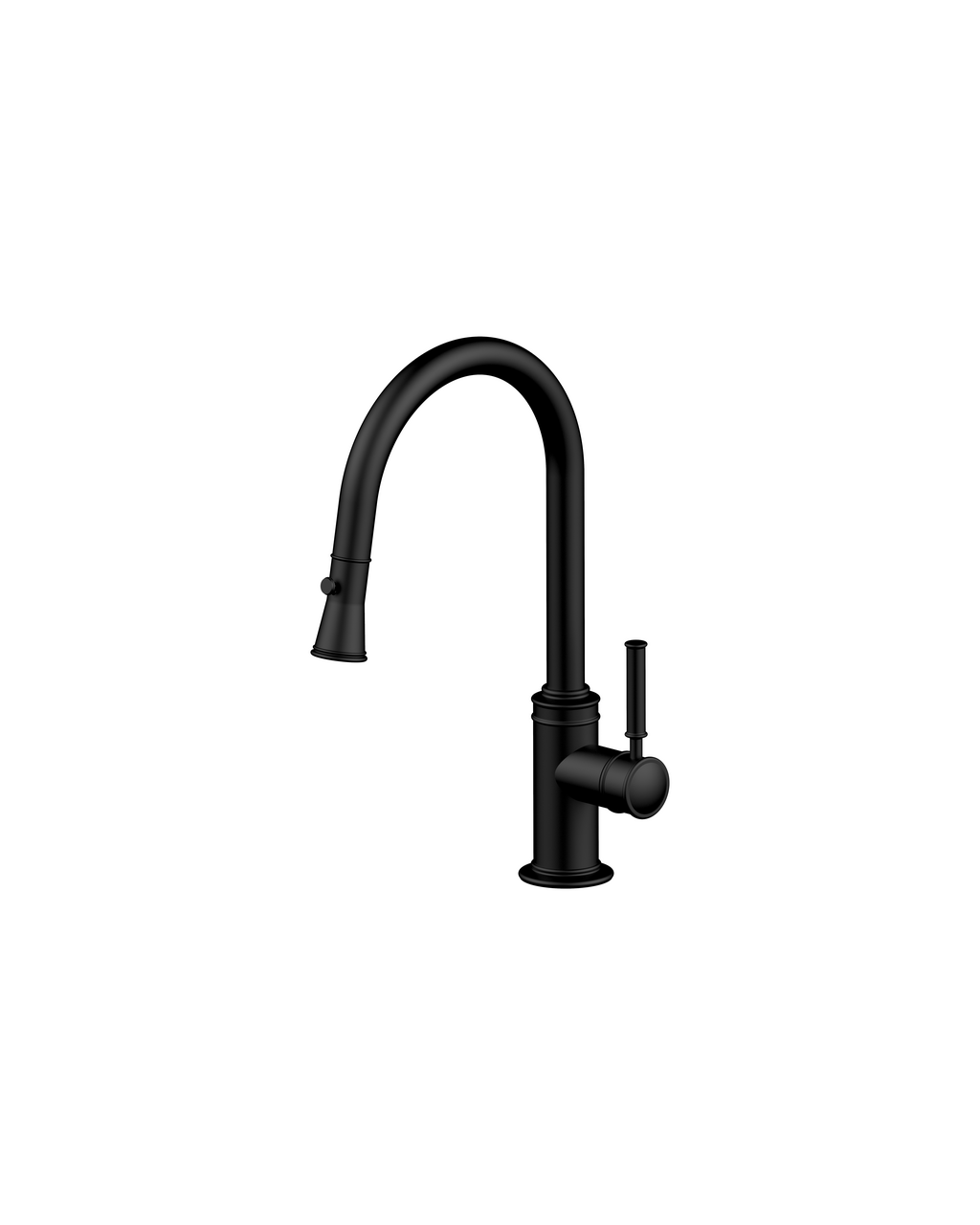 LINEA Beleza, black matt, high pressure