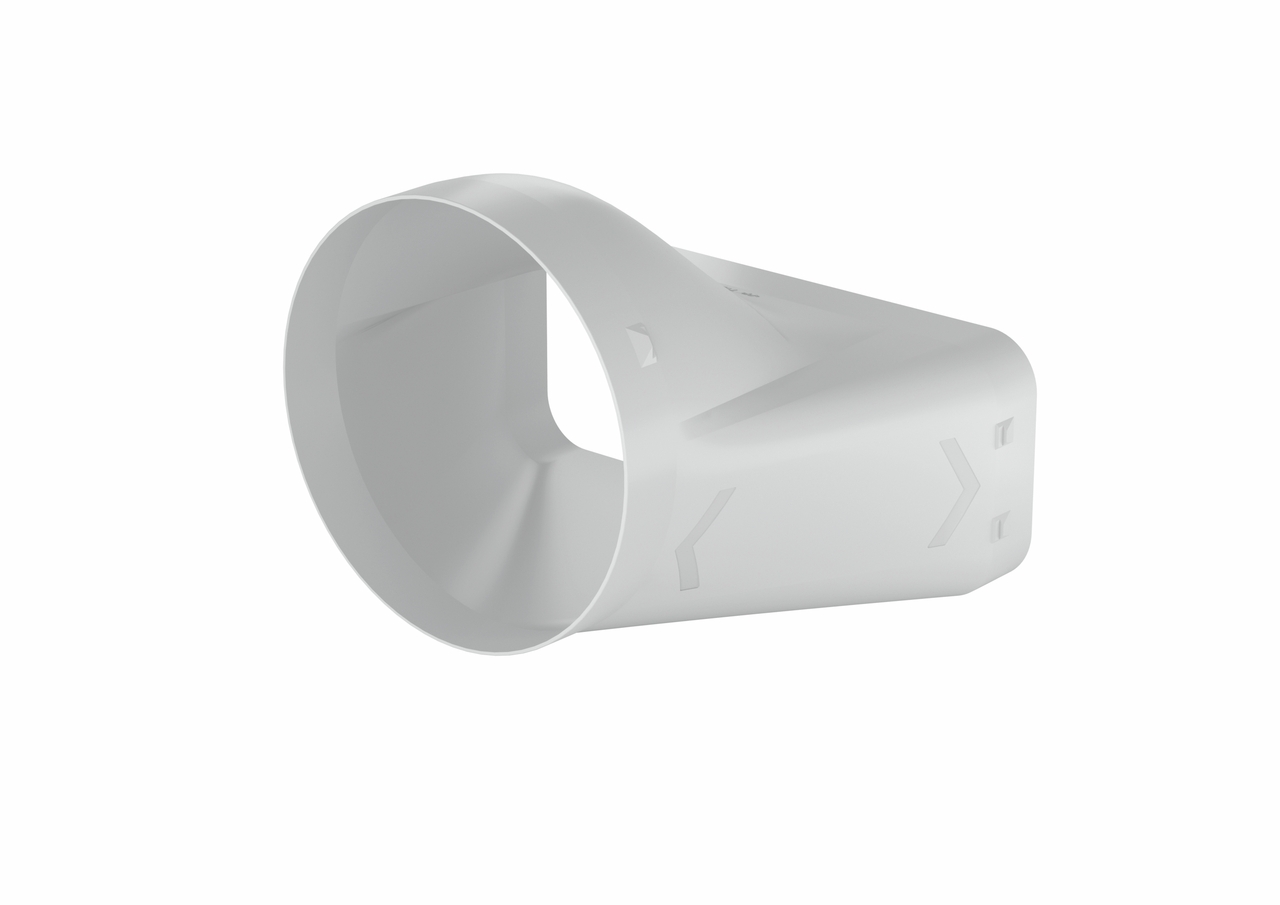 PRIME flow P-EST 150 Endstück, hellgrau