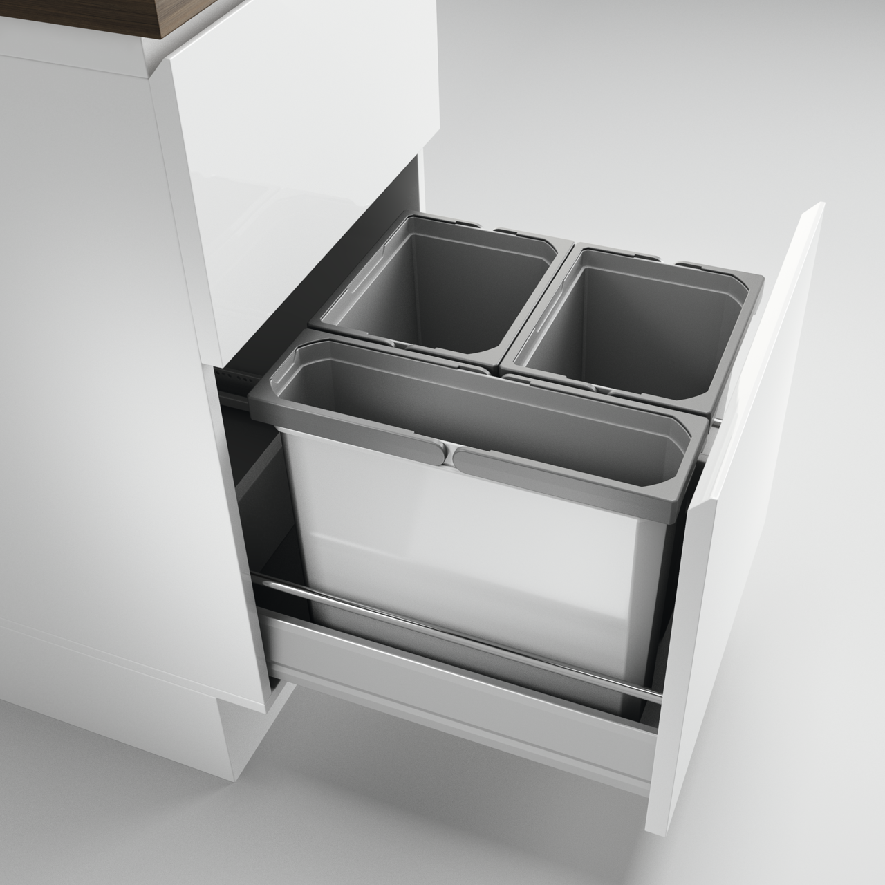 Cox® Box 360 S/450-3, zonder biologisch deksel, lichtgrijs