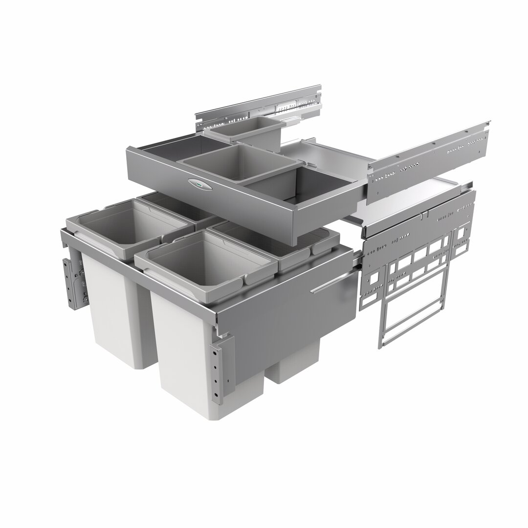 Cox® Base 360 S/600-4 avec Base-Board, sans couvercle bio, gris clair, H 460 mm