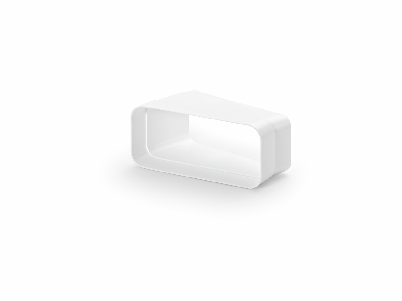 F-RBH 150 coude de tuyau horizontal 15°, blanc