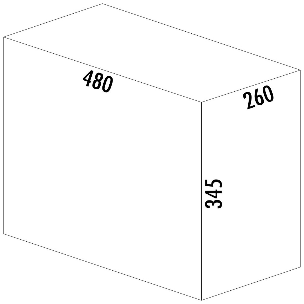 WESCO® Profiline Trio-Boy® 345 S/300-3, with bio lid, anthracite