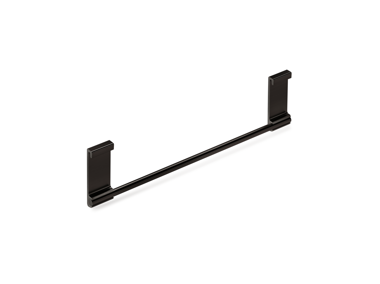 Alto Tuchhalter 1, schwarz matt