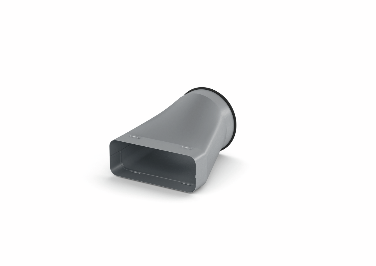 STEEL flow SF-EST 150 end piece, galvanized steel STEEL flow SF-EST 150 end piece, galvanized steel