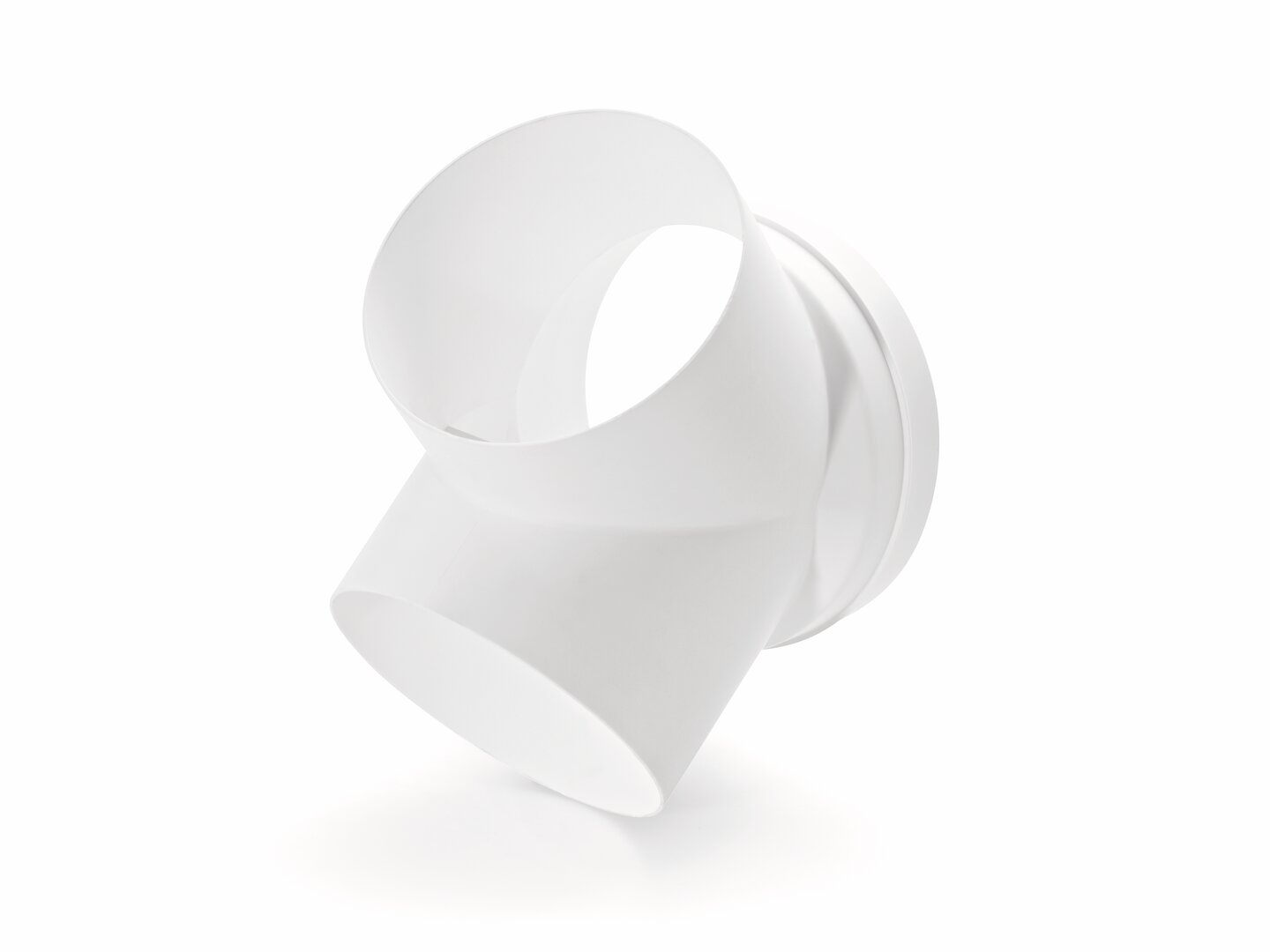  T-HS 125 y-pipe, white