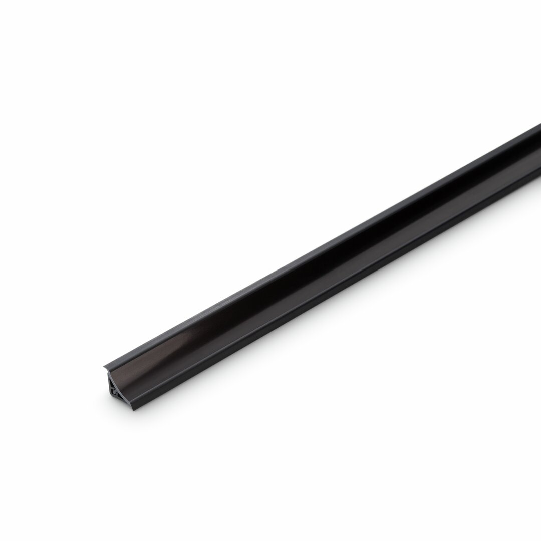 Wandaansluitprofiel Slim-Line Plus, zwart