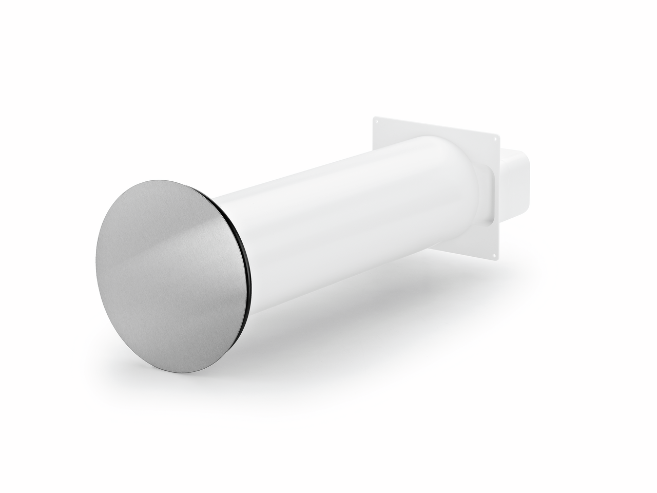 flow Star GTS 125 F wall conduct, white, stainless steel