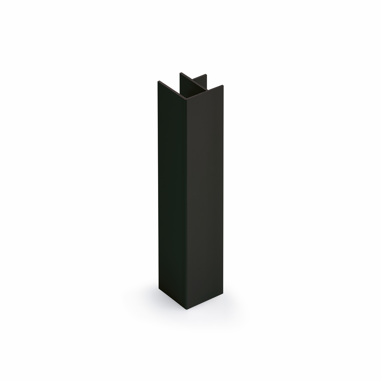 PRIME flow Plint-hoekpanelen, H 100 mm, mat zwart