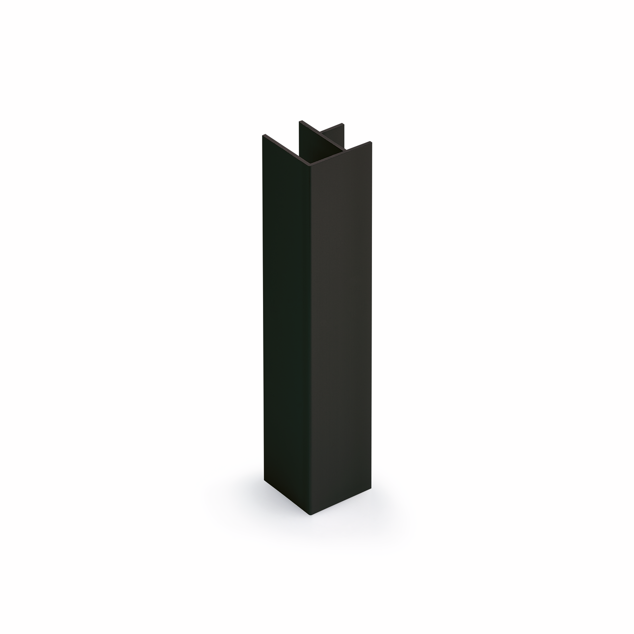 PRIME flow Base corner plates, H 100 mm, matt black