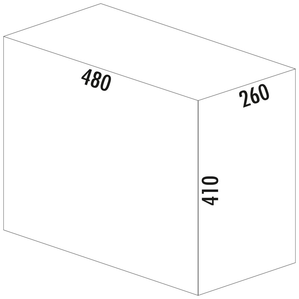WESCO® Profiline Trio-Boy® 410 S/300-3, with bio lid, anthracite