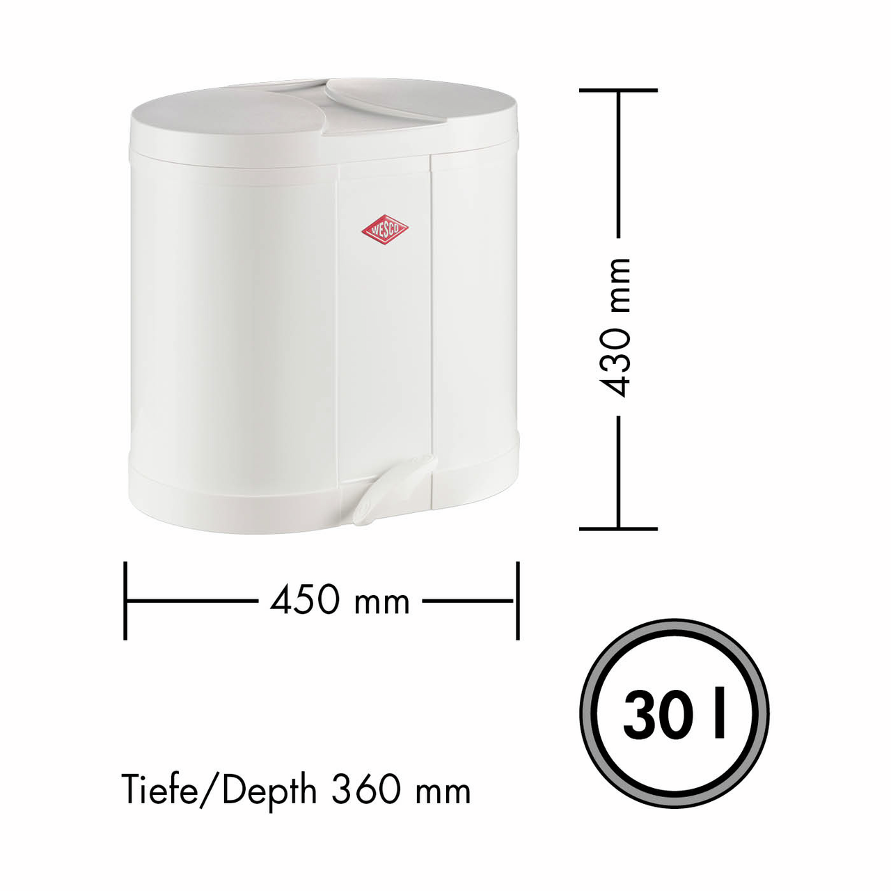 WESCO® Ökosammler, weiß