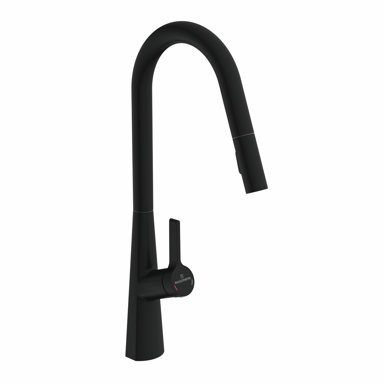 Wasserwerk Bendea, black matt, high pressure