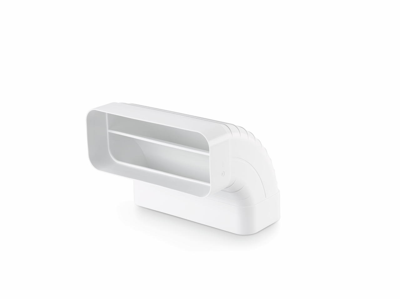 F-RBV 150 coude de tuyau vertical 90°, blanc