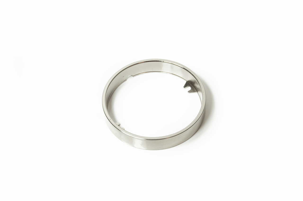 Anelli mounting ring R, round, stainless steel coloured, 13 mm