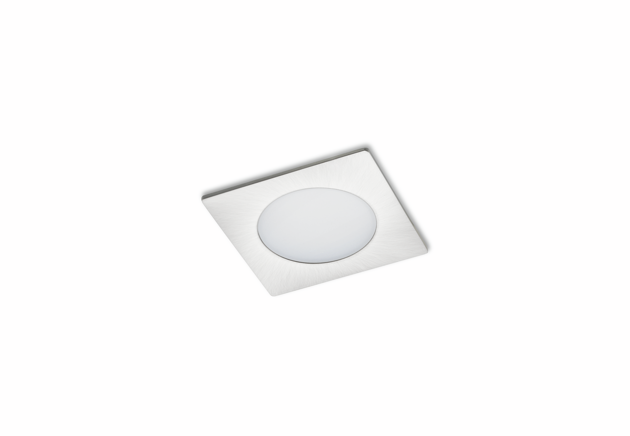 Anelli Farbwechsel LED 3, Einzelleuchte ohne Schalter, edelstahlfarbig