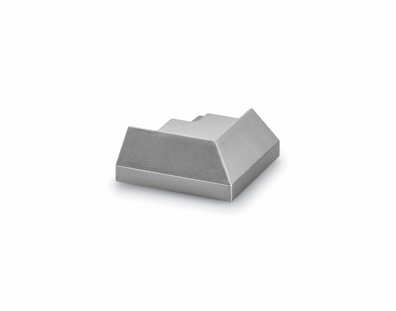 Exterior angle, stainless steel coloured Exterior angle, stainless steel coloured