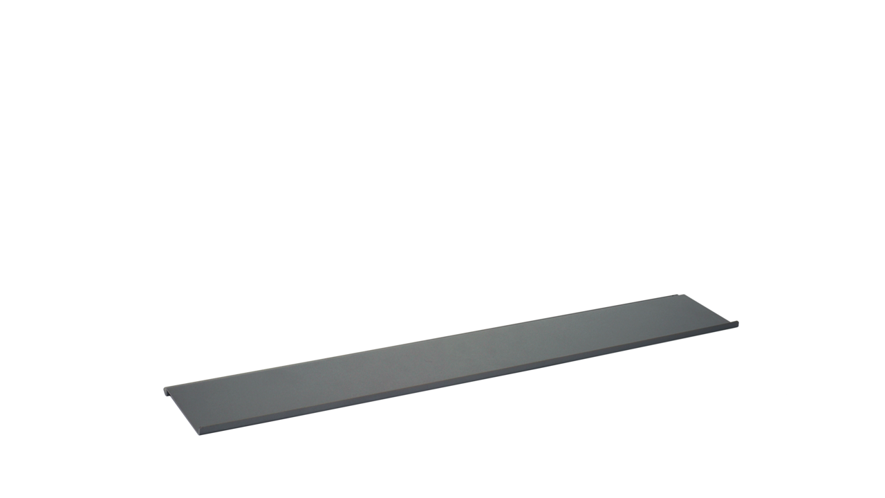 Linero MosaiQ bovenste legbord lang, grafiet zwart
