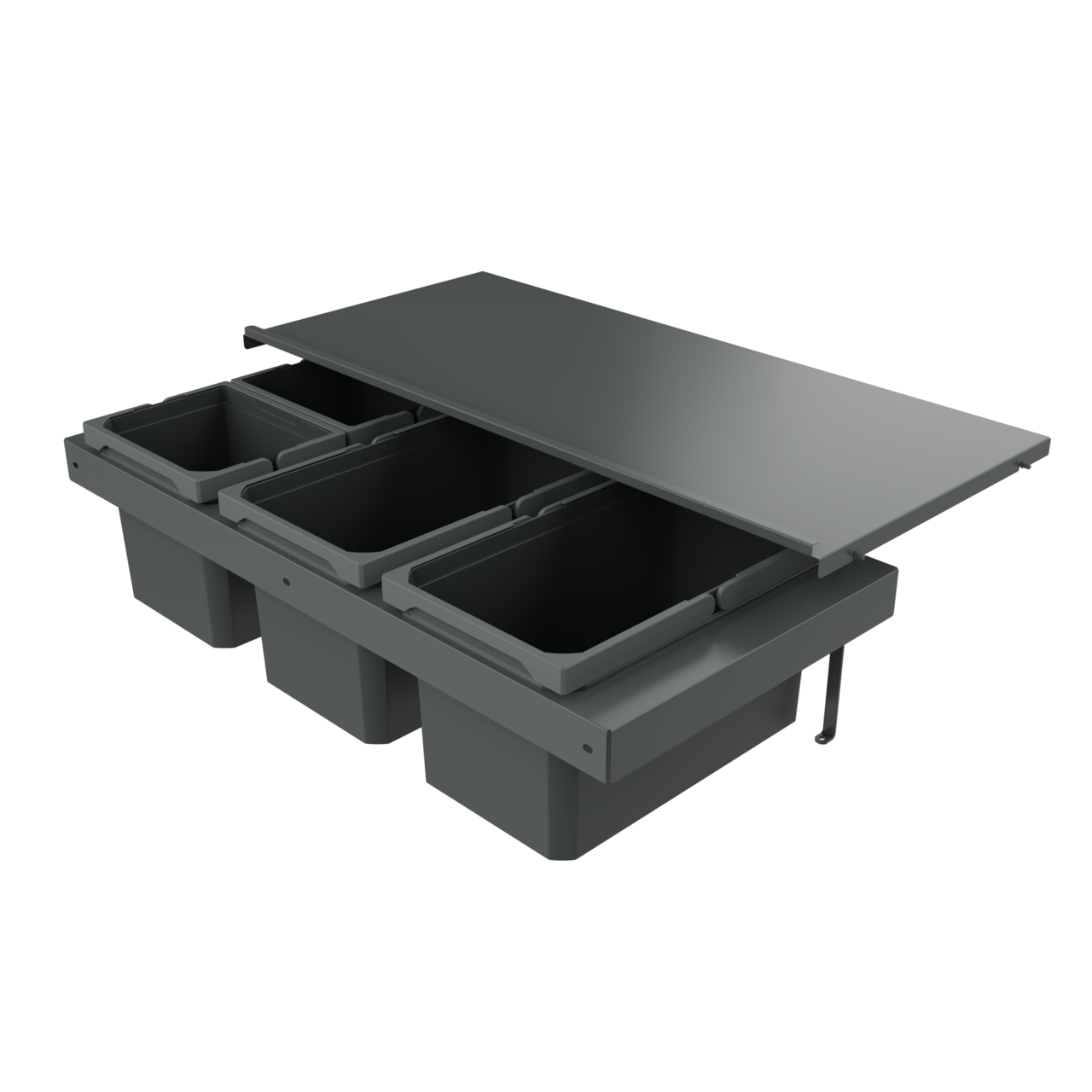 Cox Stand-UP® 250 S/900-4, zonder biologisch deksel, antraciet, H 250 mm